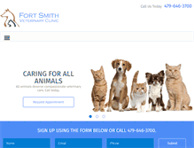 Tablet Screenshot of fsvetclinic.com